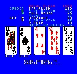 Cal Omega - Game 24.0 (Gaming Draw Poker, hold)